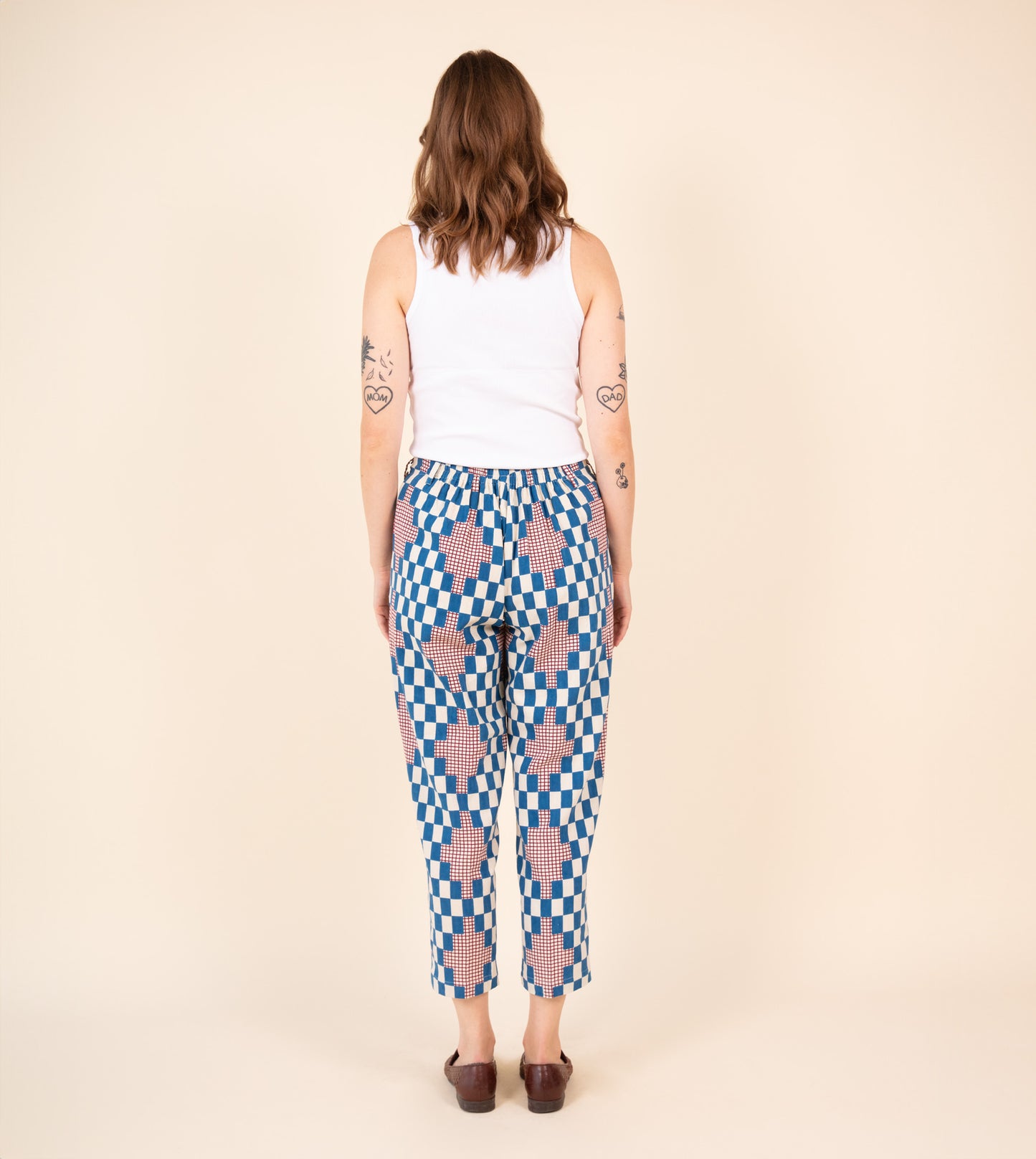 Haru Pants Cobalt - Harkoi Studio - Experience ultimate comfort with the Haru Pants in cobalt blue. Keywords: sustainable pants, eco-friendly trousers, Haru Pants, cobalt blue pants, ethical fashion.