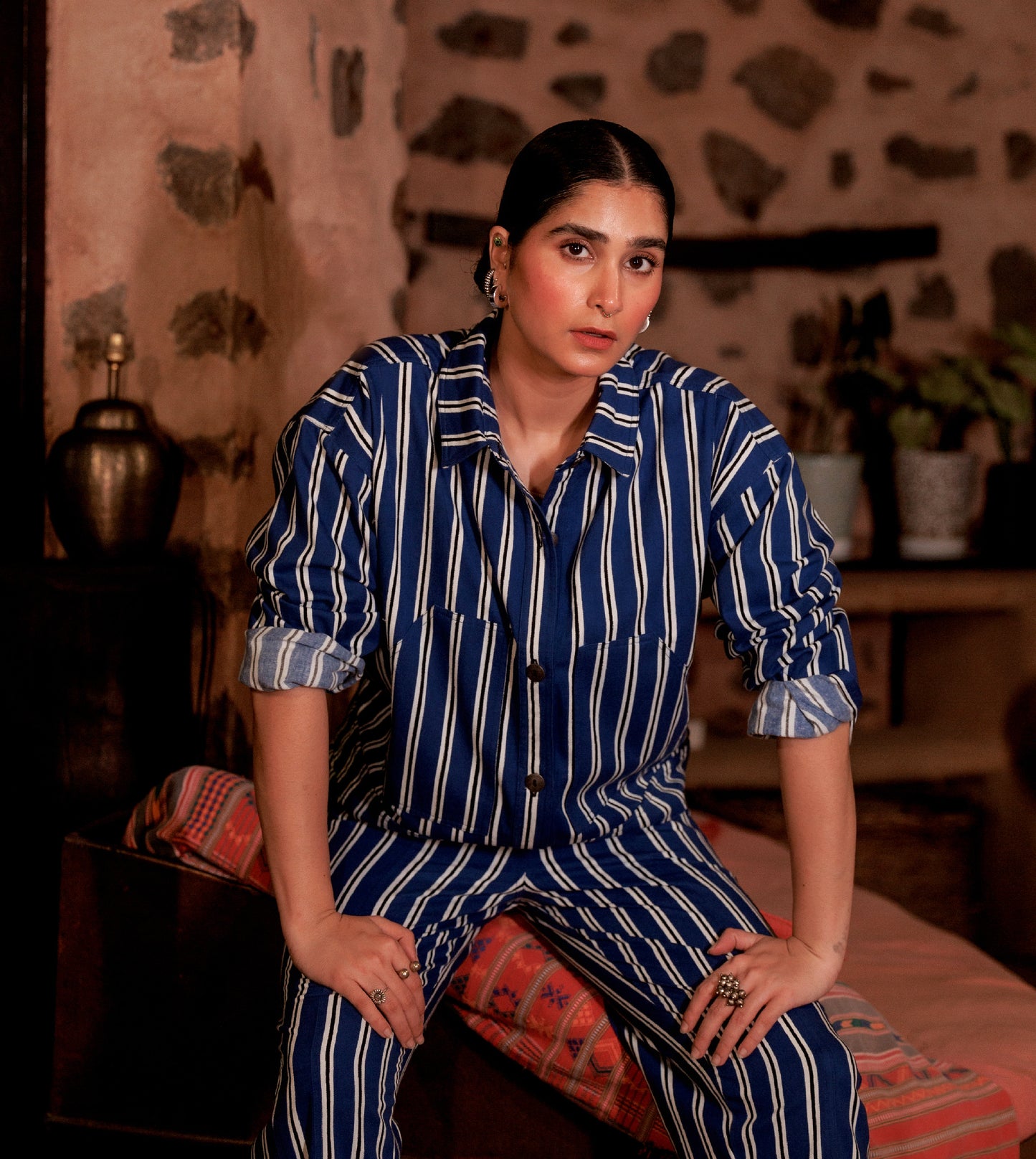 Poppy Jacket • Double Stripe