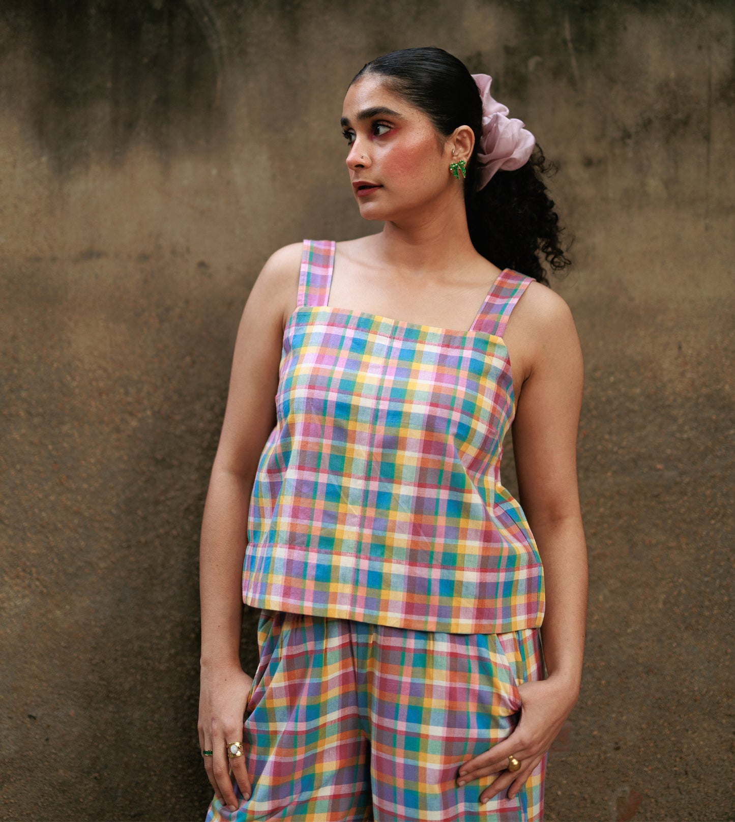 Quincy Top • Candy Plaid