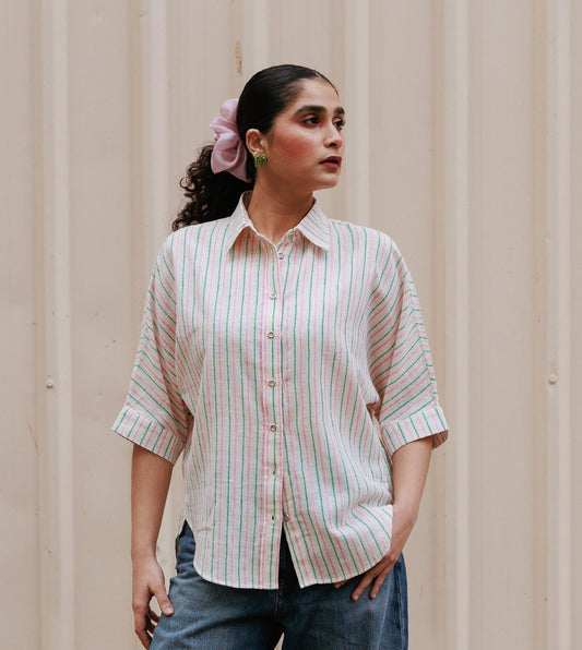 Hudson Shirt • Playful Stripes