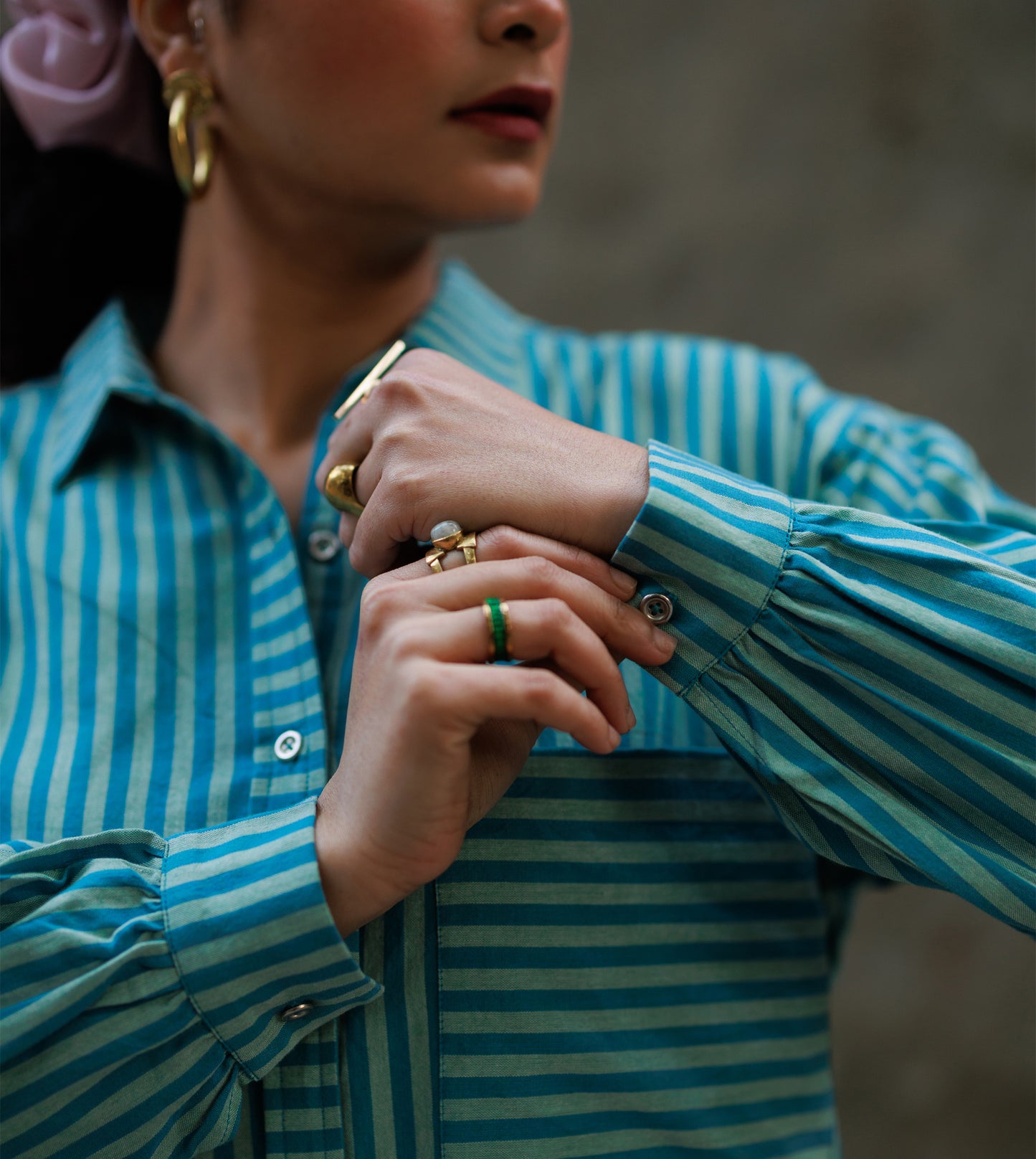 Soho Shirt • Two Tone Stripe