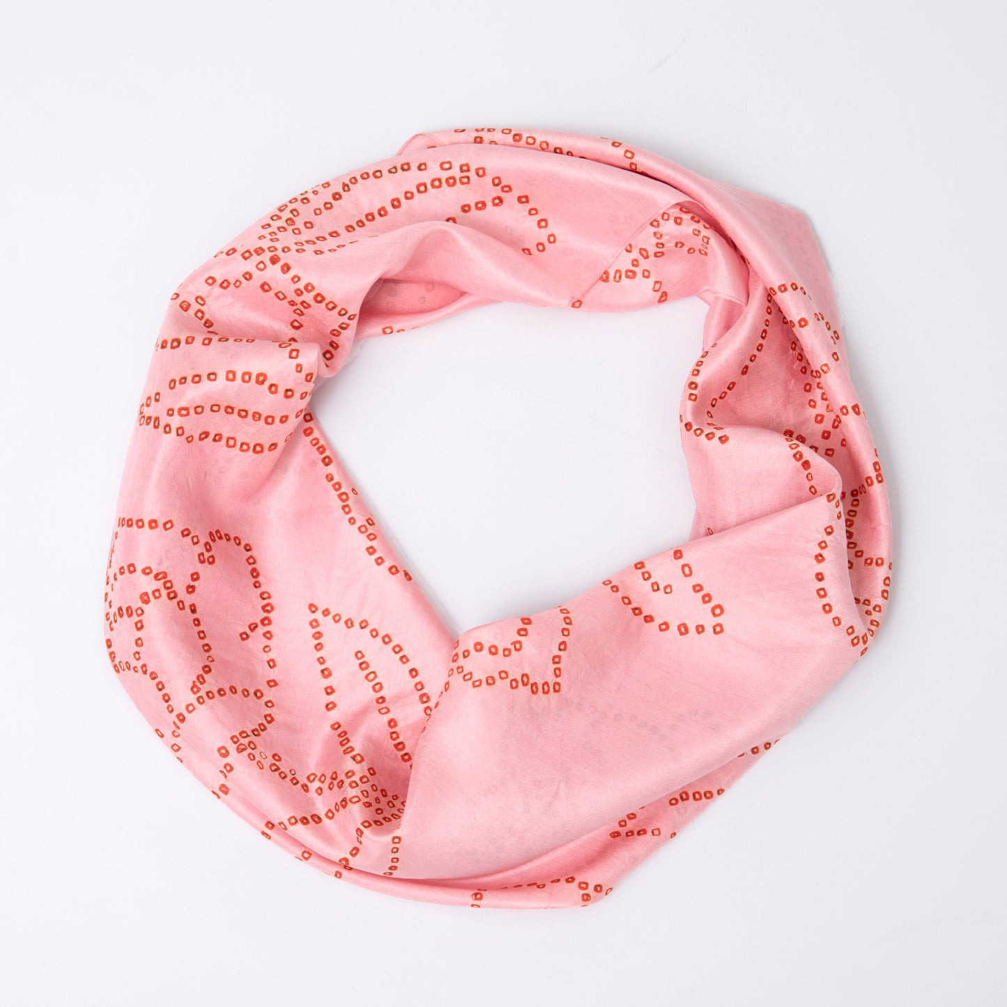 Peony Silk Scarf | Harkoi Studio - A balance of style and sustainability, the Peony Silk, a sustainable- with precision and care. Keywords: peony, silk, scarf, sustainable scarf, eco-friendly fashion.
