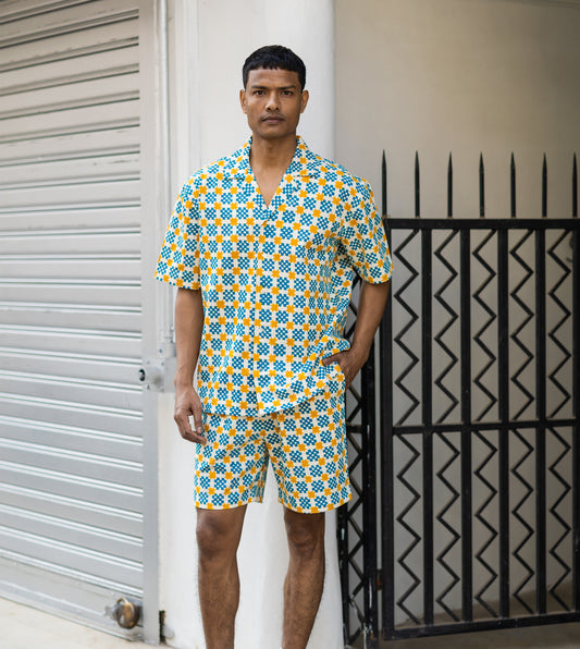 Kenji Shirt • Star Gingham