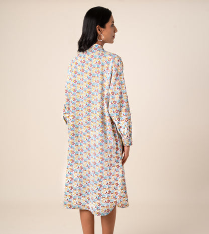 Mariko Dress Girard - Harkoi Studio - An essential for those who seek versatility, the Mariko Dress, a sustainable  crafted with precision and care. Keywords: mariko, dress, girard, sustainable girard, eco-friendly fashion.