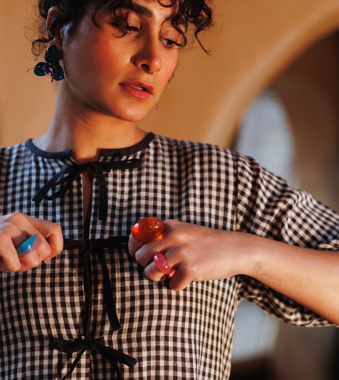 Jemma Dress • Half Cent Gingham