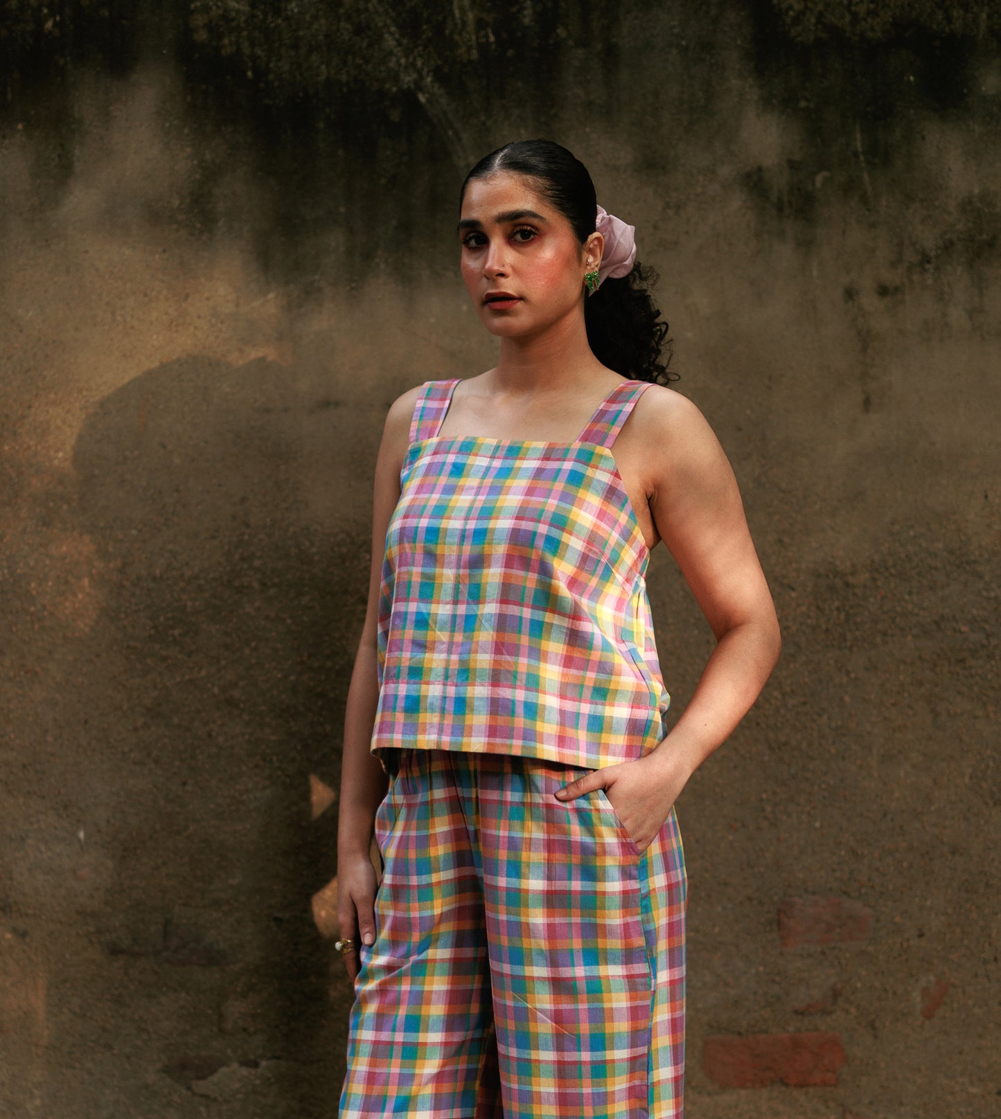 Quincy Top • Candy Plaid