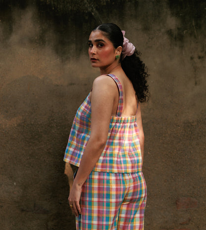 Quincy Top • Candy Plaid