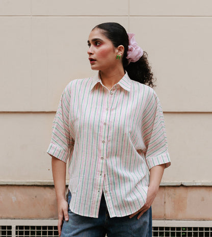 Hudson Shirt • Playful Stripes