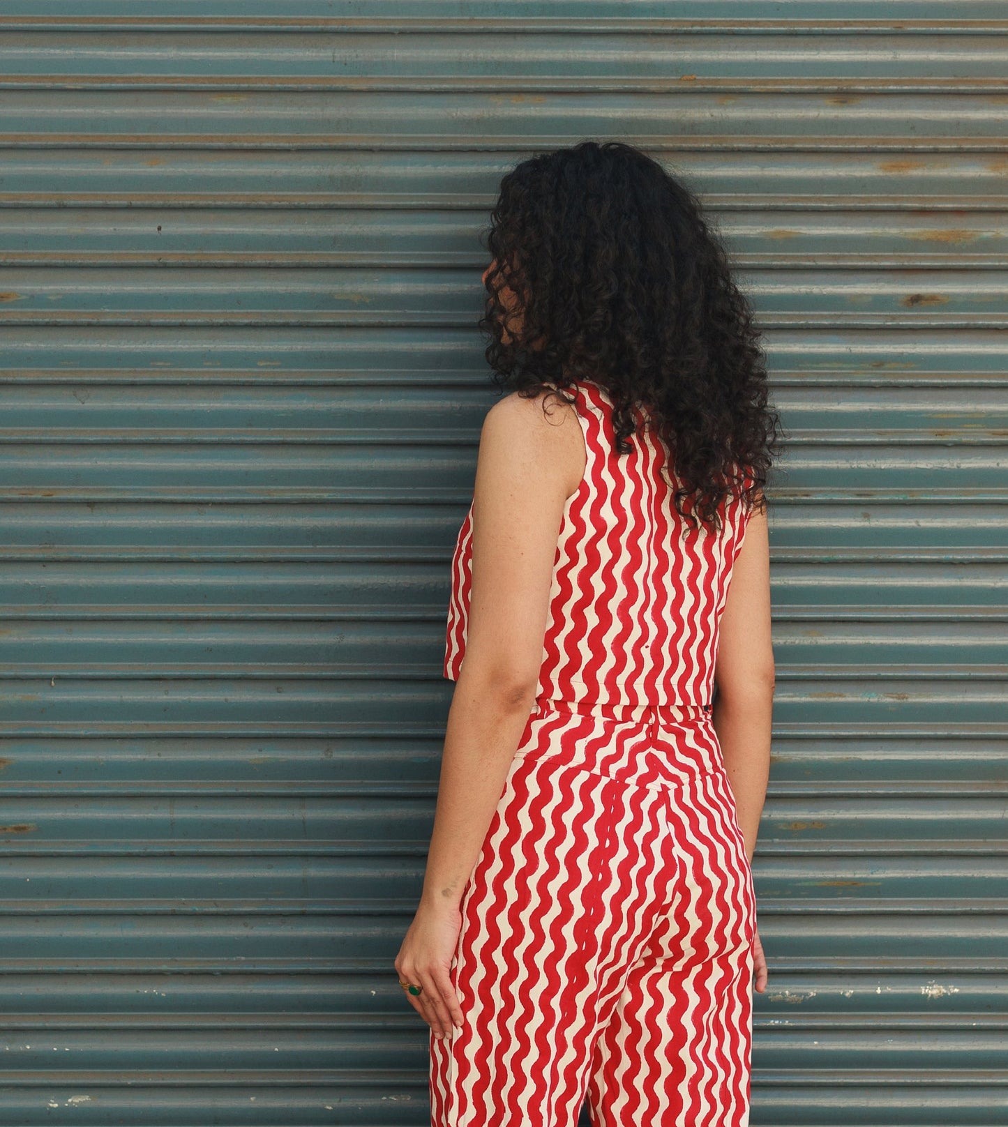 Mei Top • Red Squiggle