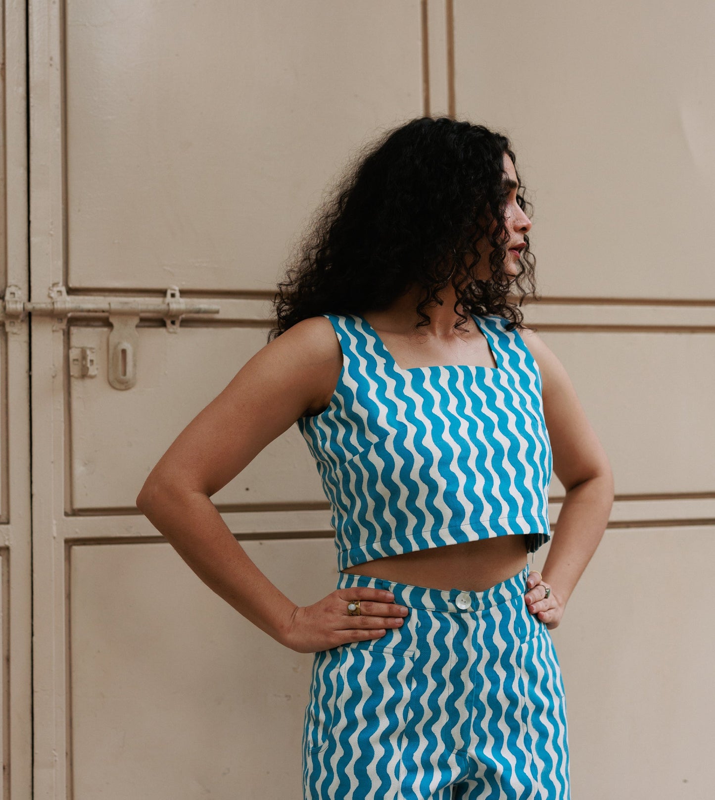 Mei Top • Blue Squiggle