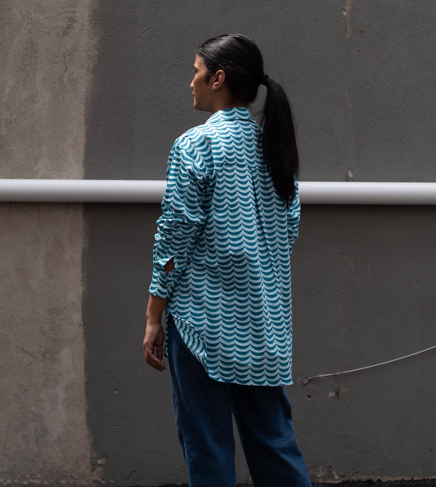 Roxy Shirt • Crescent Blue