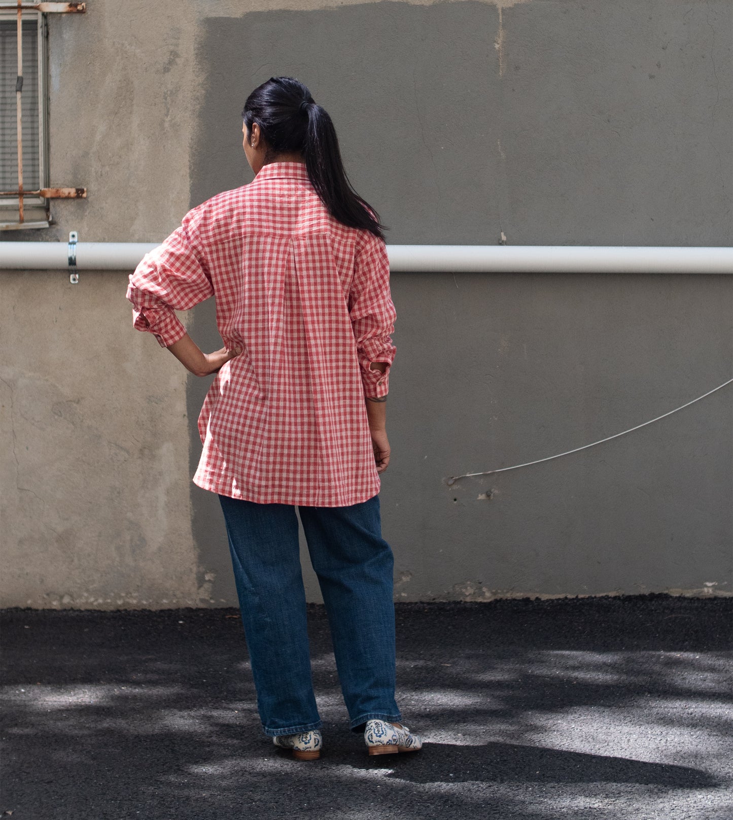Roxy Shirt • Gingham Red