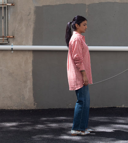 Roxy Shirt • Gingham Red