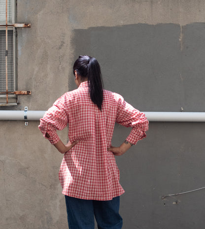 Roxy Shirt • Gingham Red