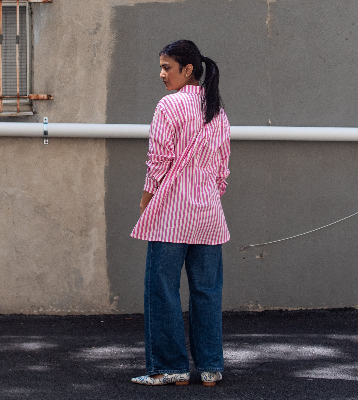 Roxy Shirt • Pink Stripes
