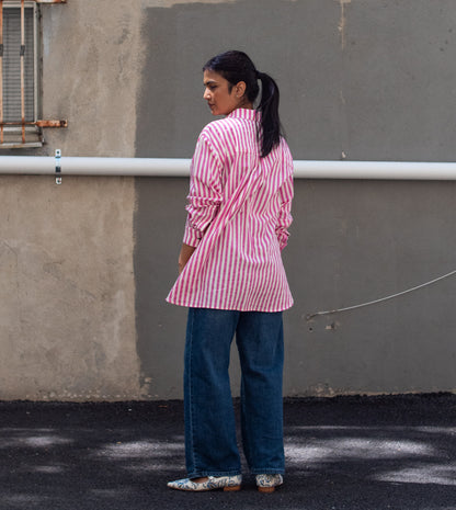 Roxy Shirt • Pink Stripes