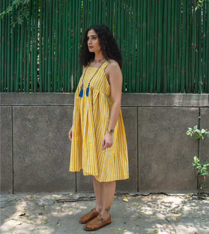 Stripes Hana Dress • Yellow