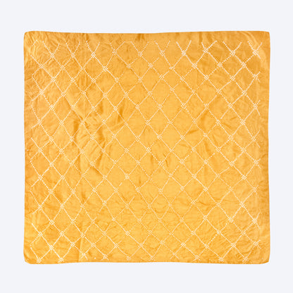 Facets Silk Scarf • Gold